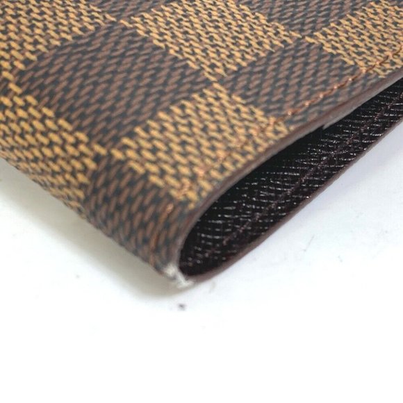 LOUIS VUITTON Damier Couvertle Cover passport case Damier Canvas Brown - Picture 4 of 10